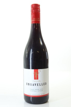 (1) 2013 Carrick Unravelled Pinot Noir, Central Otago