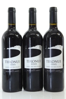 (3) 2007 Tironui Estate Malbec - Merlot - Cabernet, Hawke's Bay