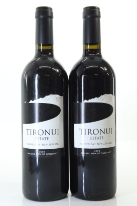 (2) 2009 Tironui Estate Malbec - Merlot - Cabernet, Hawke's Bay