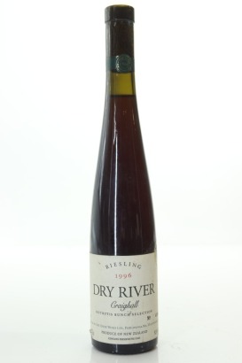 (1) 1996 Dry River Craighall Vineyard Riesling Botrytis Bunch Selection, Martinborough, 375ml