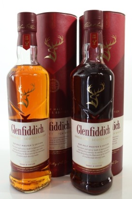 (2) Glenfiddich Our Malt Master's Edition Sherry Cask Finish Single Malt Scotch Whisky, 43% ABV