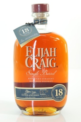 (1) Elijah Craig 18 Year Old Bottled 08.05.21 Single Barrel Straight Bourbon Whiskey, 45% ABV (GB)