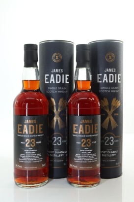 (2) James Eadie Port Dundas 23 Year Old Sherry Cask Finish Single Malt Scotch Whisky, 54.7% ABV (GB)