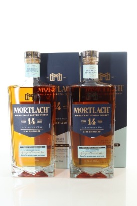 (2) Mortlach Alexander's Way 14 Year Old Single Malt Scotch Whisky, 43.4% ABV (GB)