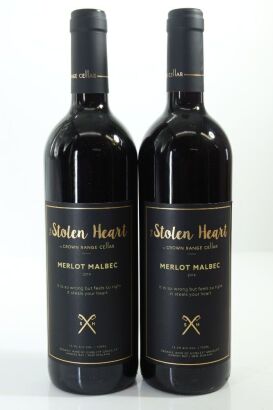 (2) 2014 Crown Range Cellar 'The Stolen Heart' Merlot - Malbec, Gimblett Gravels