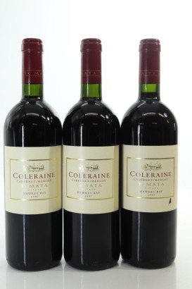 (3) 1997 Te Mata Estate Coleraine Hawke's Bay