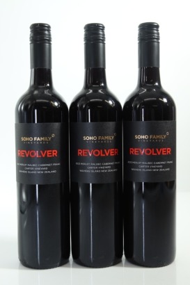 (3) 2023 Soho Revolver Merlot - Malbec - Cabernet Franc, Waiheke Island