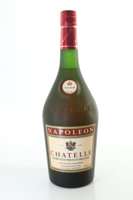 (1) Chatelle Napoleon Rare Old French Brandy, 1000ml, 37% ABV