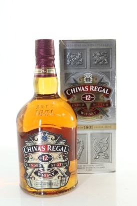 (1) Chivas Regal 12 Year Old Blended Scotch Whisky, 1000ml, 40% ABV (GB)