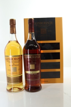 (1) Glenmorangie 'The Lasanta' 12 & Ten Years Old Year Old Single Malt Scotch Whisky, 1000ml, 2 Bottles Sold as One Lot (GB)