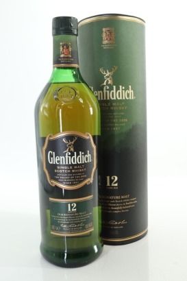 (1) Glenfiddich 12 Year Old 'Our Signature Malt' Single Malt Scotch Whisky, Speyside, 1000ml, 43% ABV (2007-2017 Run)