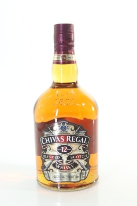 (1) Chivas Regal 12 Year Old Blended Scotch Whisky, 1000ml, 40% ABV