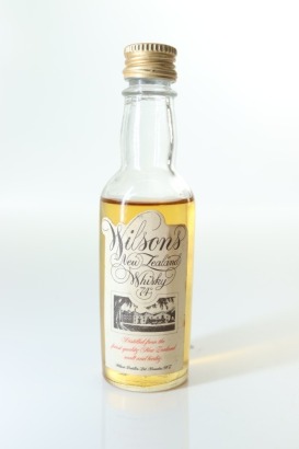 (1) Wilson's New Zealand Malt & Barley Whisky Miniature