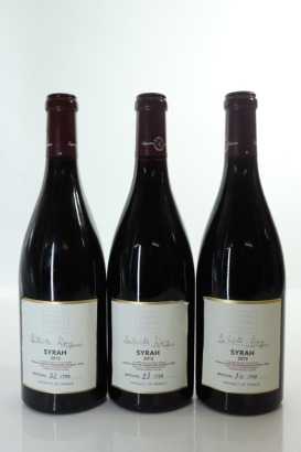 (3) 2013 Crown Range Cellar 'Signature Selection' Patrick Leon Syrah, Vin de France