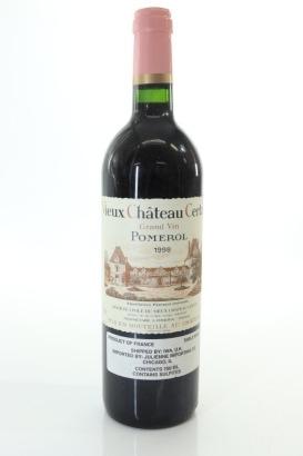 (1) 1998 Vieux Chateau Certan, Pomerol [JR17] [RP95]