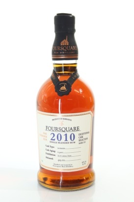 (1) 2010 Foursquare Rum Distillery 12 Year Old Exceptional Cask Selection Mark XXI Single Blended Rum, Barbados, 60% ABV