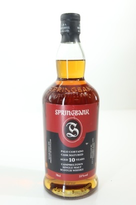 (1) Springbank Palo Cortado Cask Matured 10 Year Old Single Malt Scotch Whisky, 55% ABV
