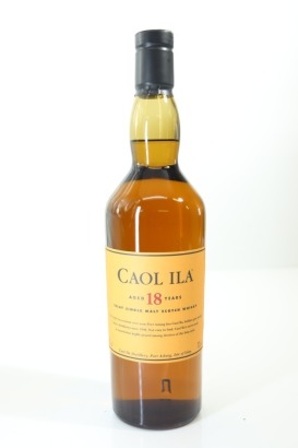 (1) Caol Ila 18 Year Old Single Malt Scotch Whisky, Islay, 43% ABV