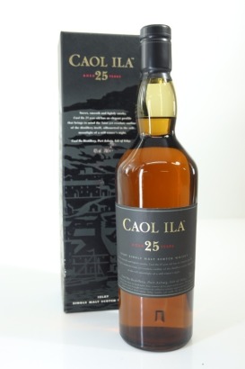 (1) Caol Ila 25 Year Old Single Malt Scotch Whisky, Islay, 43% ABV