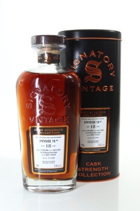 (1) Signatory Vintage Cask Strength Collection 2005 Speyside (M - Macallan) 18 Year Old Oloroso Sherry Single Malt Scotch Whisky, Speyside, 57.6% ABV (GB) Speyside, Scotland, 57.6% ABV (GB)