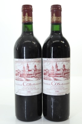 (2) 1986 Chateau Cos d'Estournel, Saint-Estephe