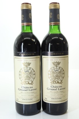 (2) 1986 Chateau Gruaud-Larose, Saint-Julien (US)
