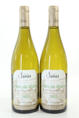(2) 2022 Domaine Jamet Cotes du Rhone Blanc, France