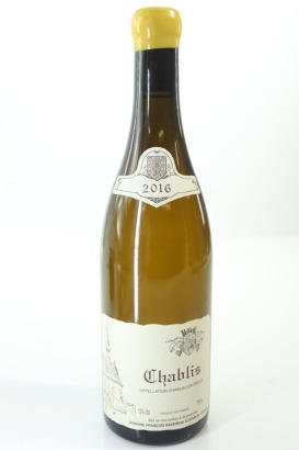 (1) 2016 Domaine Francois Raveneau Chablis, Burgundy