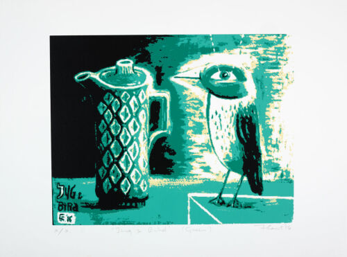 FANE FLAWS Jug & Bird (Green)
