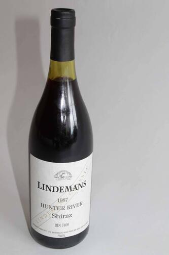 (1) 1987 Lindemans Hunter River Shiraz Classic Release, Hunter Valley