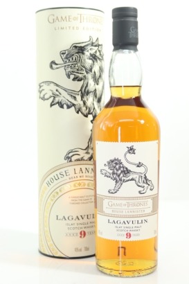 (1) Game of Thrones 'House Lannister' Lagavulin 9 Year Old Single Malt Scotch Whisky, 46% ABV (GB)