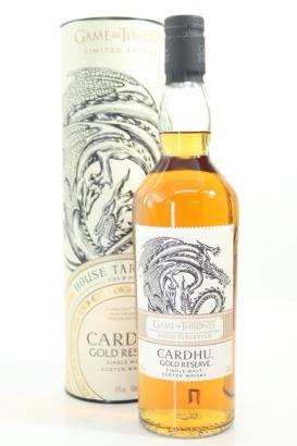 (1) Game of Thrones 'House Targaryen' Cardhu Gold Reserve Single Malt Scotch Whisky, 40% ABV (GB)