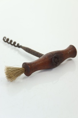 (1) Corkscrew with Horse-Hair Cleaning Brush / Bob Campbell MW Collection