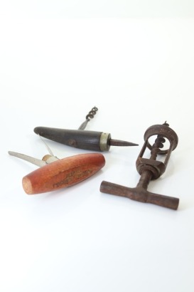 (1) Various Antique Corkscrew & Butler Thief, 3 Sold as One Lot / Bob Campbell MW Collection