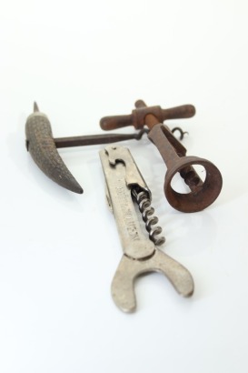 (1) Various Antique Corkscrews, 3 Sold as One Lot / Bob Campbell MW Collection