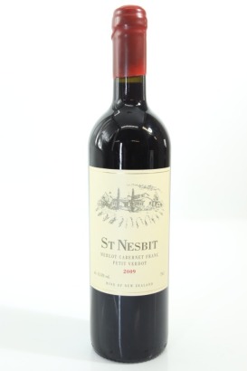 (1) 2009 St Nesbit Cabernet Merlot Petit Verdot, Auckland