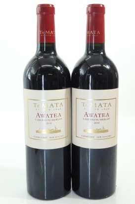 (2) 2018 Te Mata Estate 'Awatea' Cabernets - Merlot, Hawke's Bay
