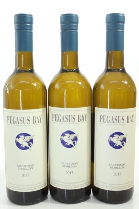 (3) 2017 Pegasus Bay Sauvignon Blanc - Semillon, Waipara Valley