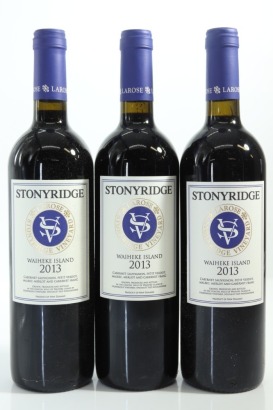 (3) 2013 Stonyridge Vineyard Larose, Waiheke Island