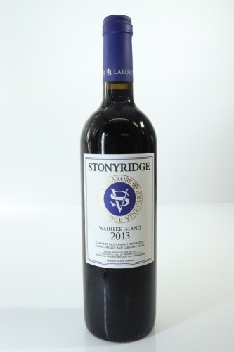 (1) 2013 Stonyridge Vineyard Larose, Waiheke Island