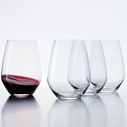 *(1) Spiegelau Authentis Casual Stemless 12pk Bordeaux Casual Glasses. (GB). (12 Glasses Sold as One Lot)