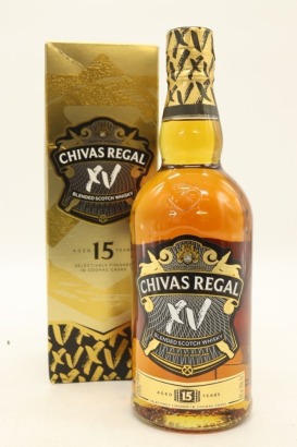 (1) Chivas Regal XV 15 Year Old Blended Scotch Whisky, 40% ABV (GB)