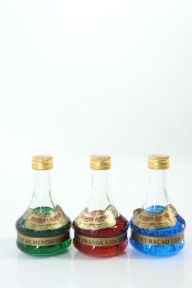 (1) Herman Jansen Liqueur Miniatures, 3 Bottles Sold as One Lot
