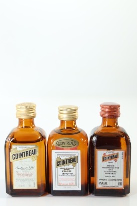 (1) Cointreau Miniatures, 3 Bottles Sold as One Lot