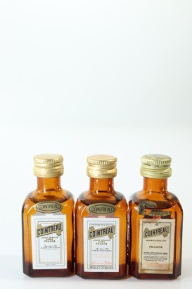 (1) Cointreau Miniatures, 3 Bottles Sold as One Lot