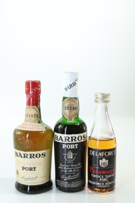 (1) Mixed Port Miniatures, 3 Bottles Sold as One Lot
