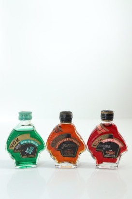(1) Jan Vok Liqueurs Miniatures, 3 Bottles Sold as One Lot