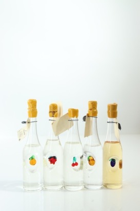 (1) Eau de Vie Mixed Miniatures, 5 Bottles Sold as One Lot