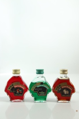 (1) Jan Vok Liqueurs Miniatures, 3 Bottles Sold as One Lot