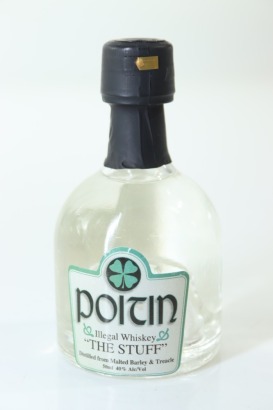 (1) Poitin Illegal Whiskey 'The Stuff' Miniature